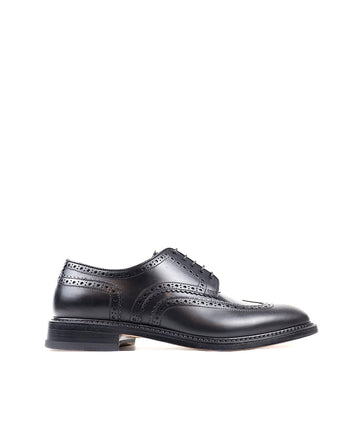 Black Derby Shoes 100% Leather